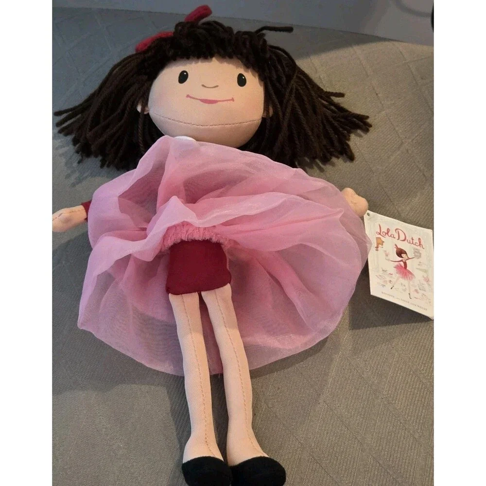 MerryMakers 12 Inch Lola Dutch Plush doll, Children's Book Character